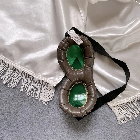 Vintage Aviator Cap with Goggles - Brown - Picture 7 of 8